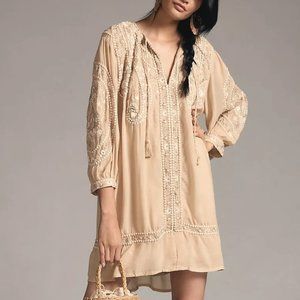 HTF By Anthropologie Deco Tunic Dress